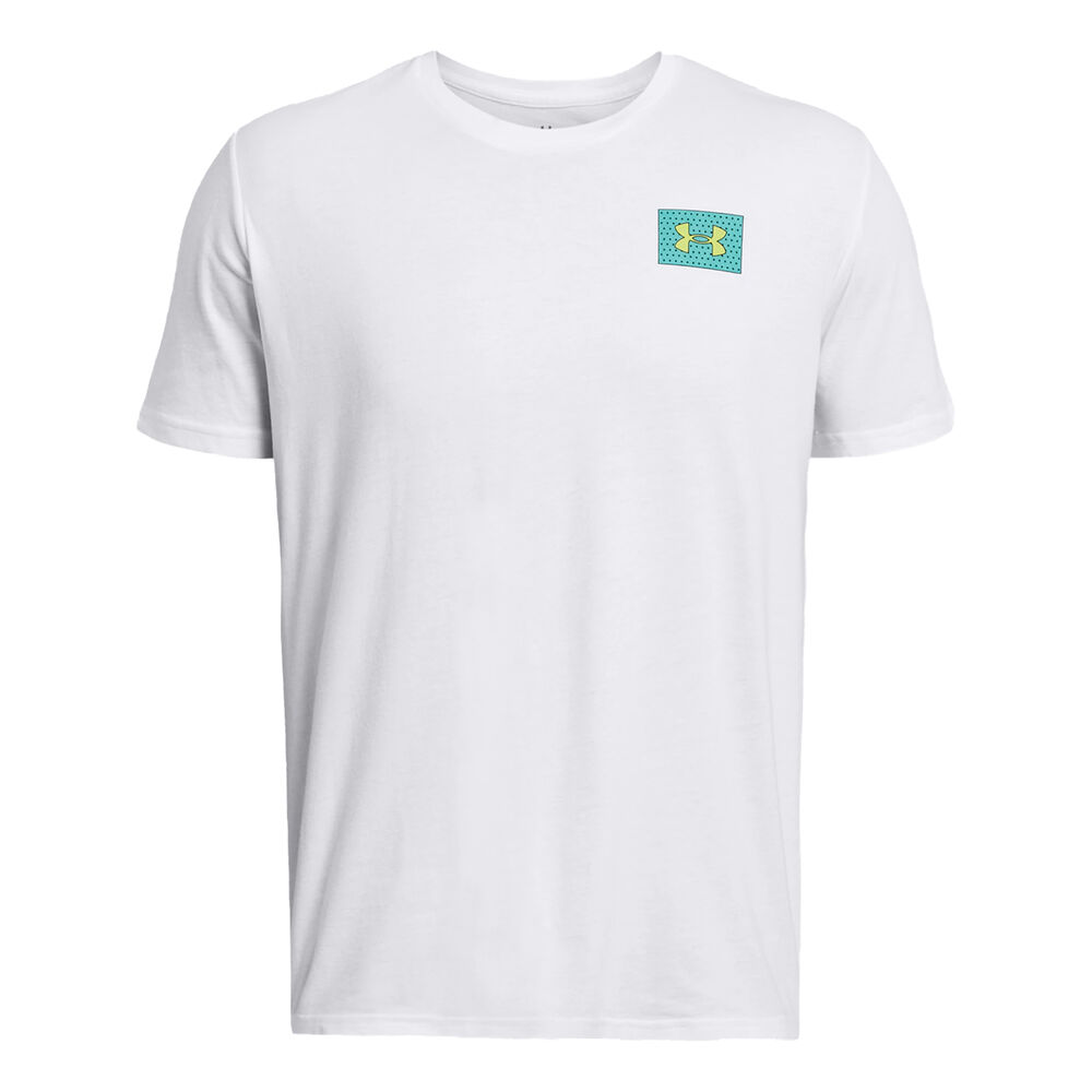 Under Armour Color Block Logo Lc T-Shirt Herren - Weiß