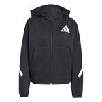 adidas Bekleidung adidas Trainingsjacke Damen-Schwarz,Weiß