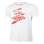 BIDI BADU Bekleidung BIDI BADU Saliou ÖTV Lifestyle T-Shirt Herren-Weiß,Rot