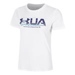 Under Armour Bekleidung Under Armour UA Vintage Performance T-Shirt Damen-Weiß