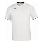Mizuno Tennisbekleidung Mizuno Core T-Shirt Herren - wei&szlig;, blau