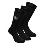 BIDI BADU Bekleidung BIDI BADU Don Carlito Crew Move Tennissocken 3er Pack-Schwarz,Weiß