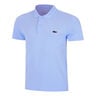 Ribbed Collar Polo Herren - flieder