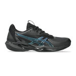 ASICS Tennisschuhe ASICS Solution Speed FF 3 Night Energy Sandplatzschuh Damen-Schwarz,Blau