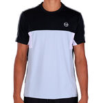 Sergio Tacchini T-Shirt Sergio Tacchini Caspio PL T-Shirt Herren - schwarz, hellblau