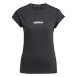 adidas Bekleidung adidas Essentials Linear T-Shirt Damen-Schwarz