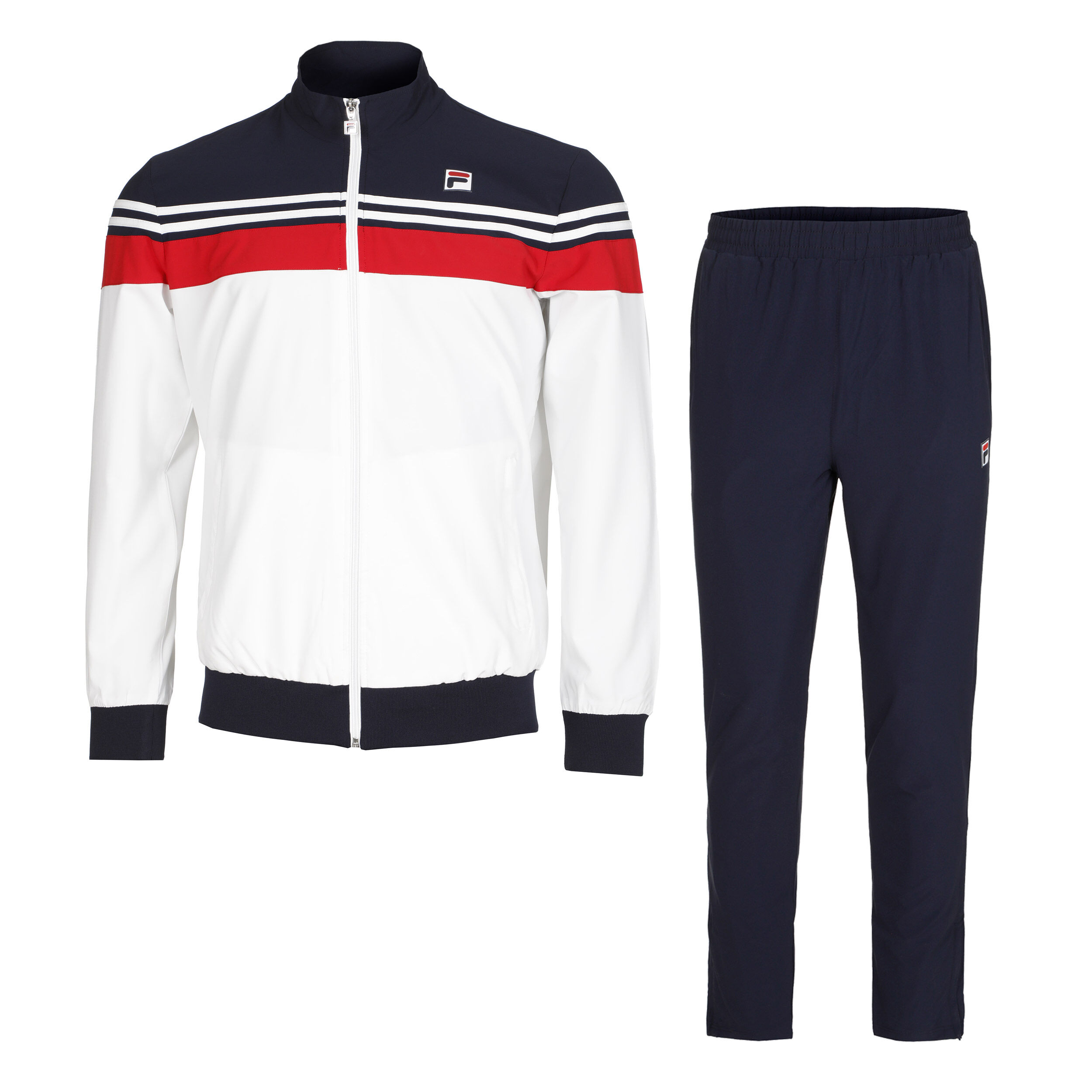 Fila Bruno Trainingsanzug Herren WeiB Rot online kaufen Tennis Point CH
