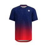 BIDI BADU Bekleidung BIDI BADU Grafic Illumination T-Shirt Jungen - dunkelblau, dunkelrot