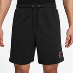 Nike Bekleidung Nike Court Dri-Fit Heritage Fleece Shorts Herren-Schwarz