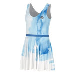 BIDI BADU Bekleidung BIDI BADU Watercolour Kleid Damen-Wei&szlig;,Blau