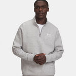 Under Armour Longsleeve Under Armour Icon Fleece 1/4 Zip Longsleeve Herren-grau, wei&szlig;