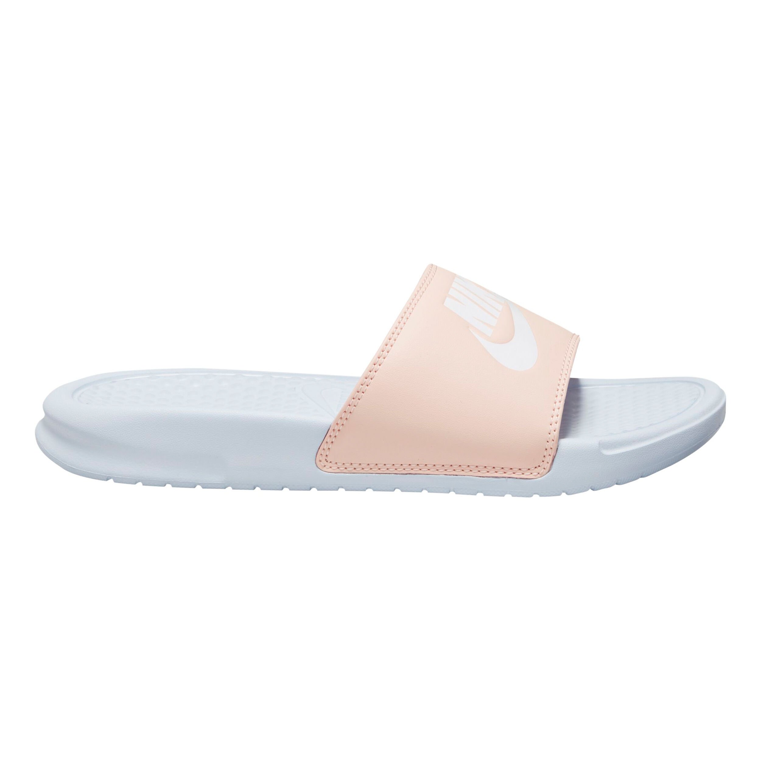 Nike Benassi Just Do It Badelatschen Damen Apricot WeiB online kaufen Tennis Point CH