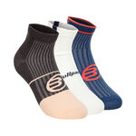 Bullpadel Bekleidung Bullpadel Tennissocken 3er Pack Damen-Mehrfarbig