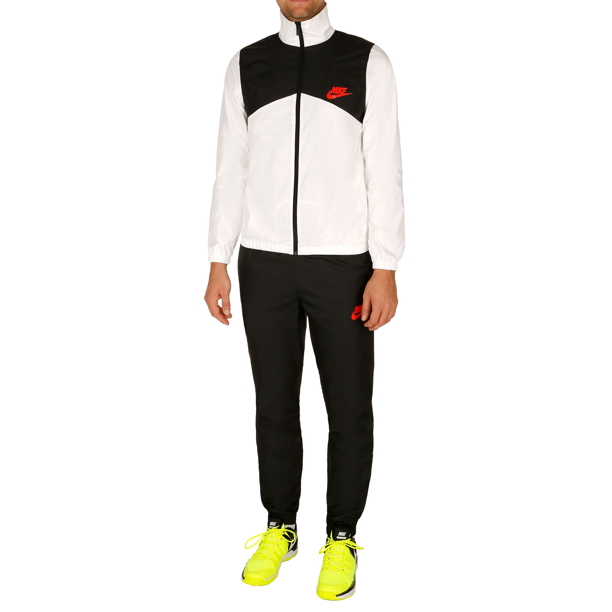 Nike Sportswear Trainingsanzug Herren - Weiß, Schwarz ...