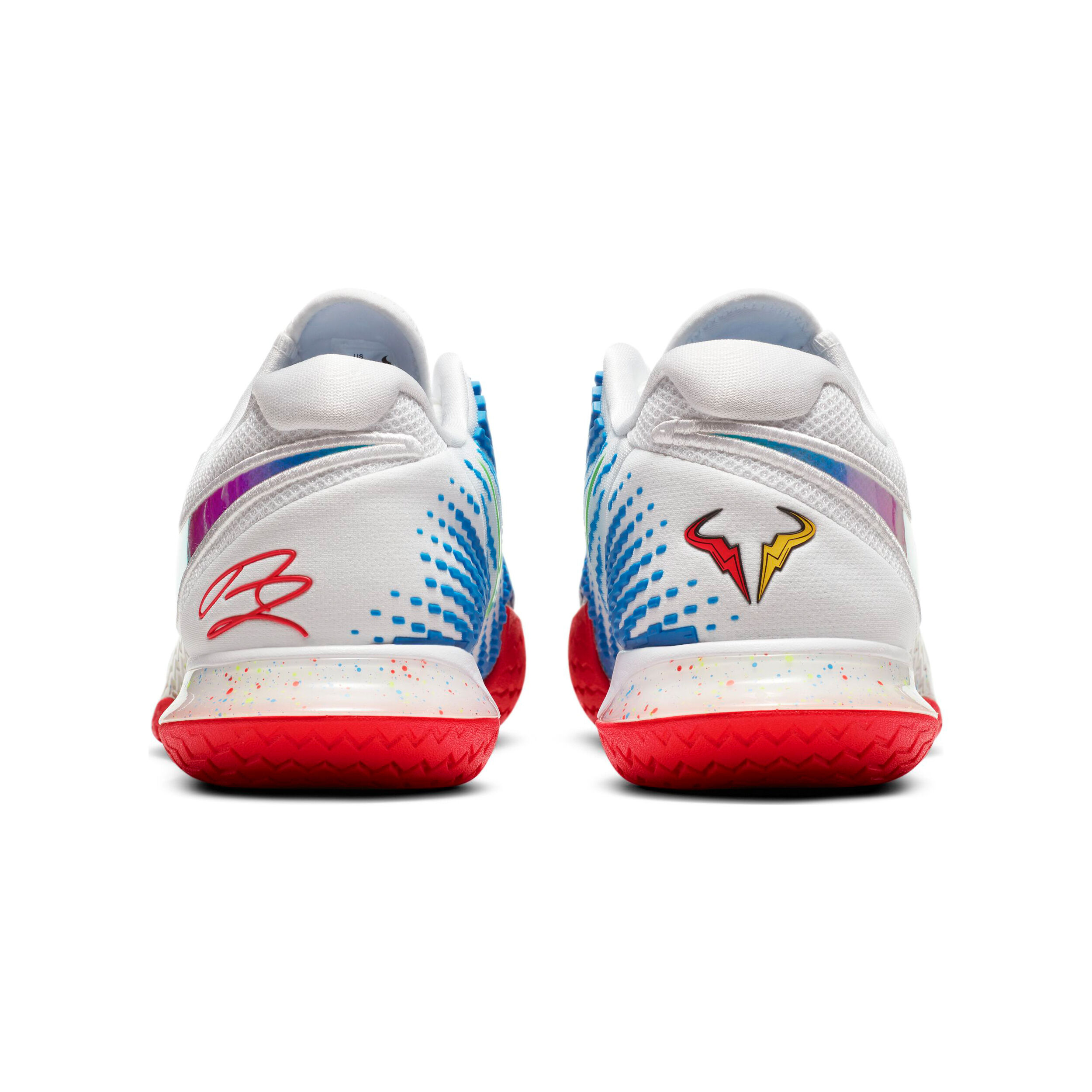 Nike Rafael Nadal Air Zoom Vapor Cage 4 Mario Allcourtschuh Herren WeiB Hellblau online kaufen Tennis Point CH