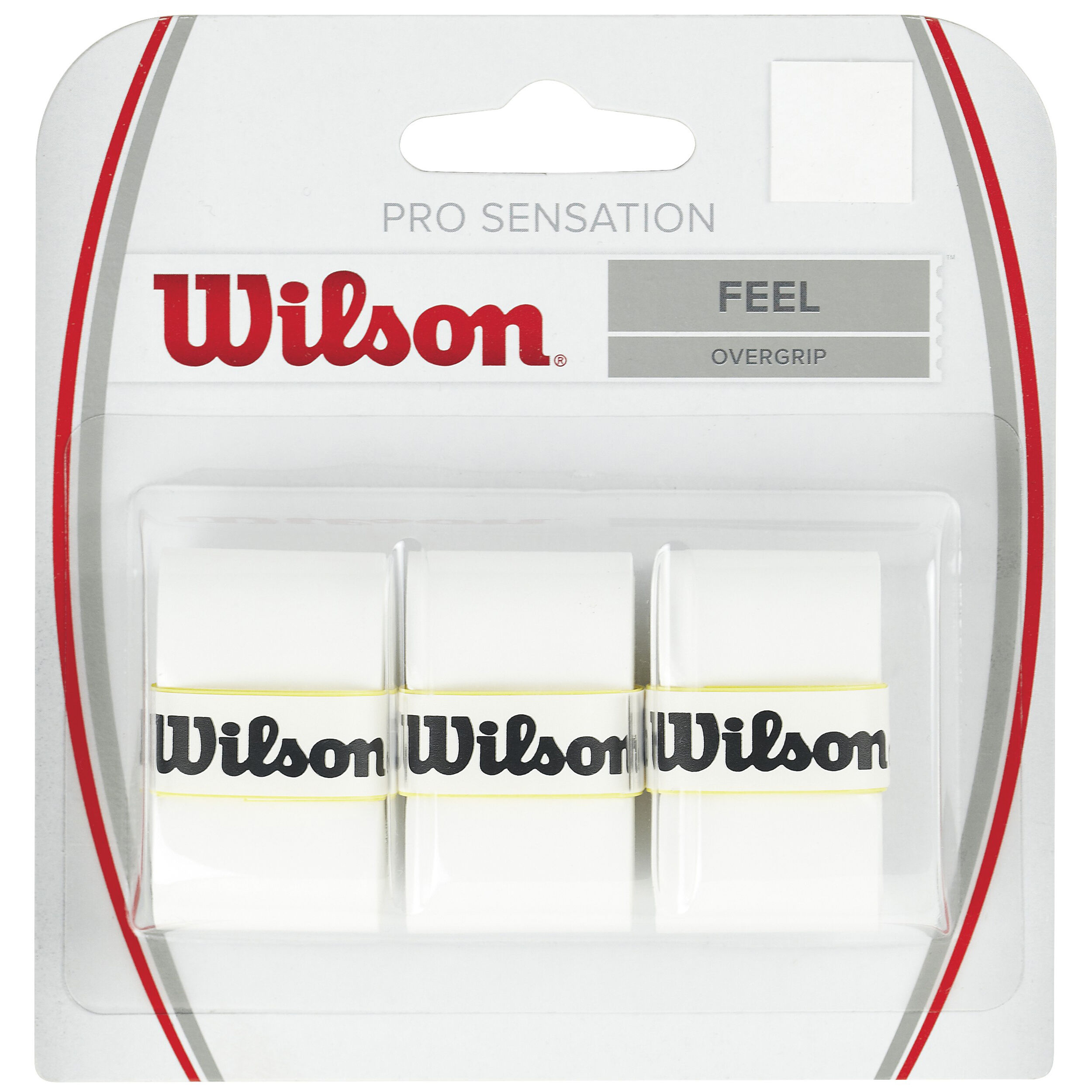 3er Pack weiß Wilson PRO OVERGRIP SENSATION 