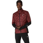 ASICS Bekleidung ASICS Road Winter Laufjacke Herren-Weinrot