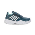 K-Swiss Tennisschuhe K-Swiss Court Express Strap Omni Allcourtschuh Kinder-petrol,weiß