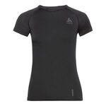 Odlo Bekleidung Odlo Performance X-Light Eco Crew Neck Unterhemd Damen-Schwarz