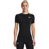 Heatgear Authentics Comp T-Shirt Damen-Schwarz