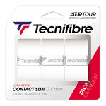 Tecnifibre Overgrips Tecnifibre Contact Slim 3er Pack-Wei&szlig;