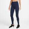 Dri-FIT One High Rise Tight Damen - dunkelblau, wei&szlig;