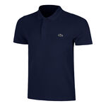 Lacoste Bekleidung Lacoste Ribbed Collar Polo Herren - blau, wei&szlig;