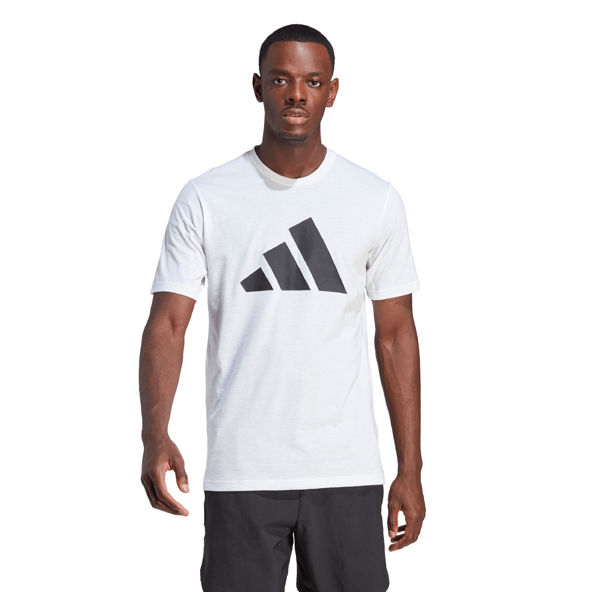 Adidas t shirt weiß schwarz online