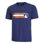 Quiet Please Bekleidung Quiet Please Retro Block T-Shirt Herren - dunkelblau, mehrfarbig