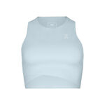 On Bekleidung On Court Crop Tank-Top Damen-Blaugrau