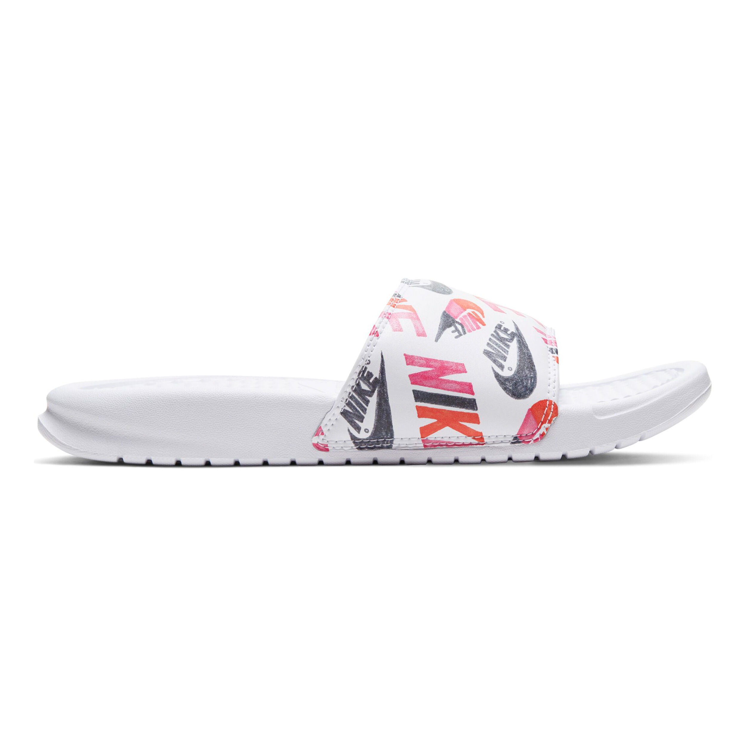Nike Benassi Just Do It Badelatschen Damen WeiB Rot online kaufen Tennis Point CH