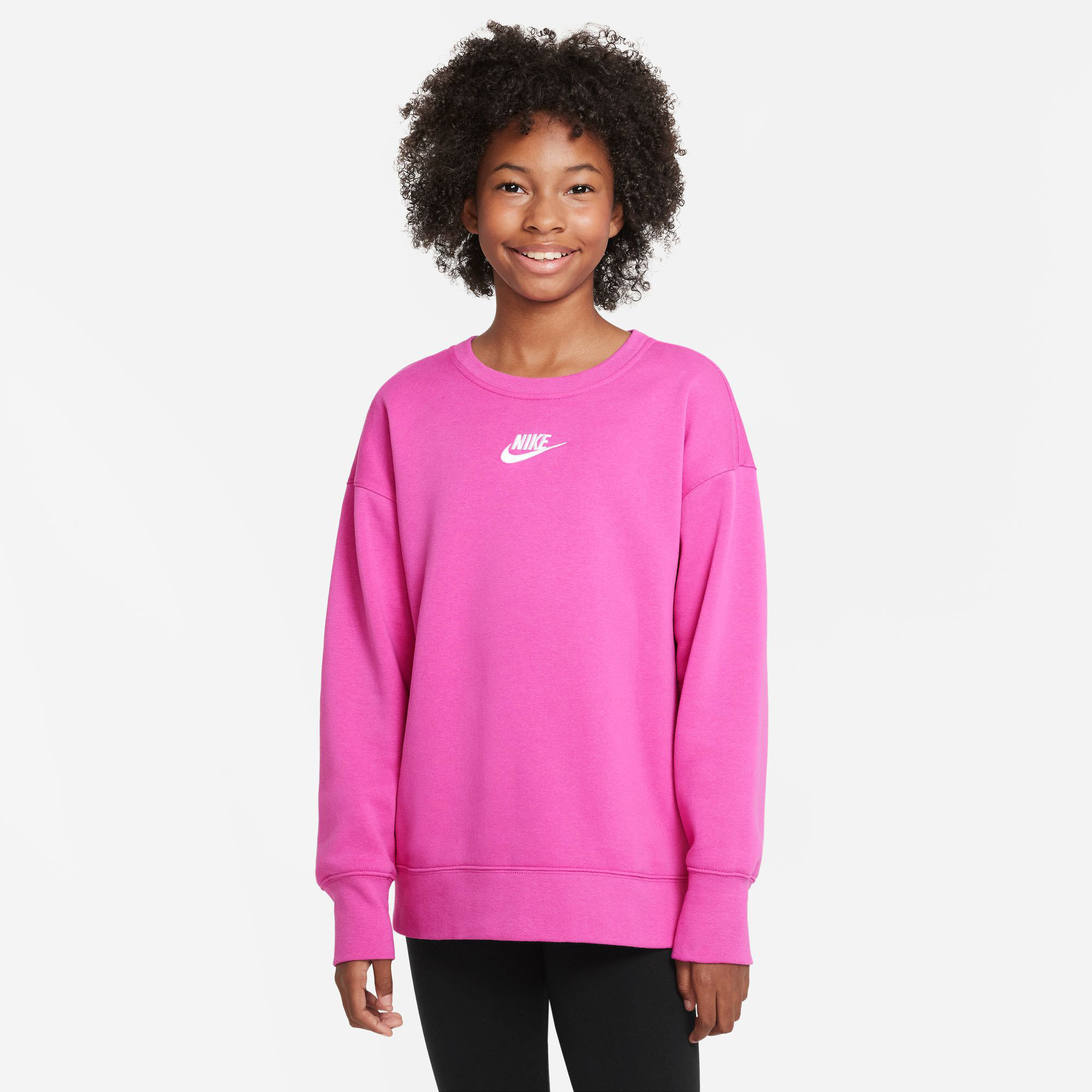 Nike New Sportswear Club Fleece Sweatshirt Madchen Pink online kaufen Tennis Point CH