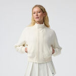 DSSLR Bekleidung DSSLR Walk On Court Sweatjacke Damen-Creme