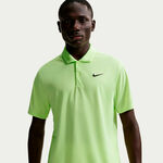 Nike Tennisbekleidung Nike Dri-Fit Victory Court Solid Polo Herren-limette