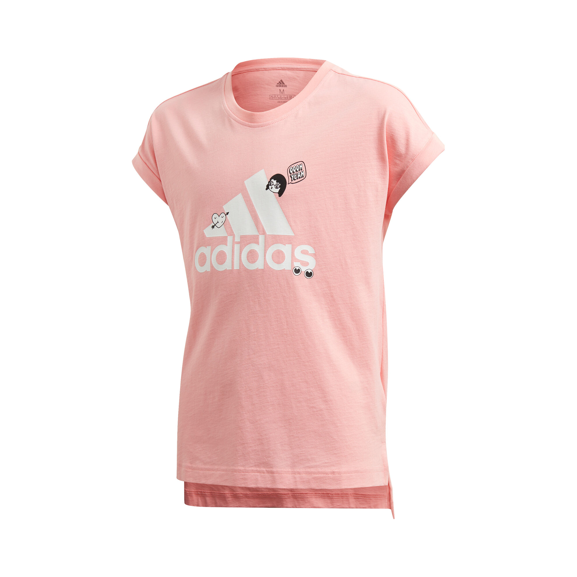 adidas Badges T-Shirt Mädchen - Rosa, Weiß online kaufen ...