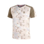 BIDI BADU Bekleidung BIDI BADU Paris 2025 V-Neck T-Shirt Jungen-Beige,Braun