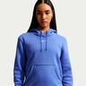 Phoenix Fleece Mid Rise Trainingshose Damen-blau, wei&szlig;