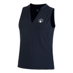 Quiet Please Tennisbekleidung Quiet Please Slice Tank-Top Damen-Dunkelblau
