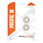 Pacific Schlägerzubehör Pacific Vibra Damper Dämpfer 2er Pack-Weiß