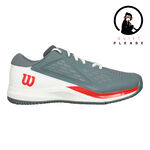 Wilson Tennisschuhe Wilson Rush Pro Ace Quiet Please Sandplatzschuh Herren-Grau,Orange