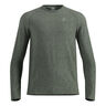 Essential Seamless Crew Neck Longsleeve Herren-oliv