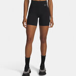 Under Armour Laufshorts Under Armour Velociti 6in Fitted  Laufshorts Damen-schwarz, silber