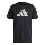 adidas Bekleidung adidas CLUB GRAPH T-Shirt Herren - schwarz, grün