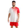 Crew 2.0 T-Shirt Herren-rot, wei&szlig;