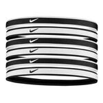 Nike Bekleidung Nike Swoosh Sport Tipped Haarband 6er Pack -wei&szlig;,schwarz