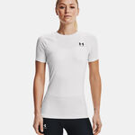 Under Armour Bekleidung Under Armour Heatgear Authentics Comp T-Shirt Damen-Weiß