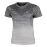 Seamless Laufshirt Damen-Weiß,Grau