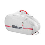 Wilson Wilson Tour Team Bag Padelschlägertasche-Weiß