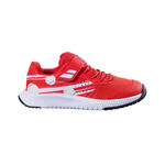 Babolat Tennisschuhe Babolat PULSION AC Allcourtschuh Kinder-rot, wei&szlig;