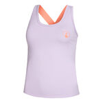 Quiet Please Bekleidung Quiet Please Summerbreeze Crossback Tank-Top Damen-Flieder,Orange